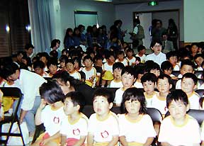 招待された園児
