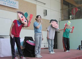 県立歯科技術専門学校歯科衛生士科の学生さん